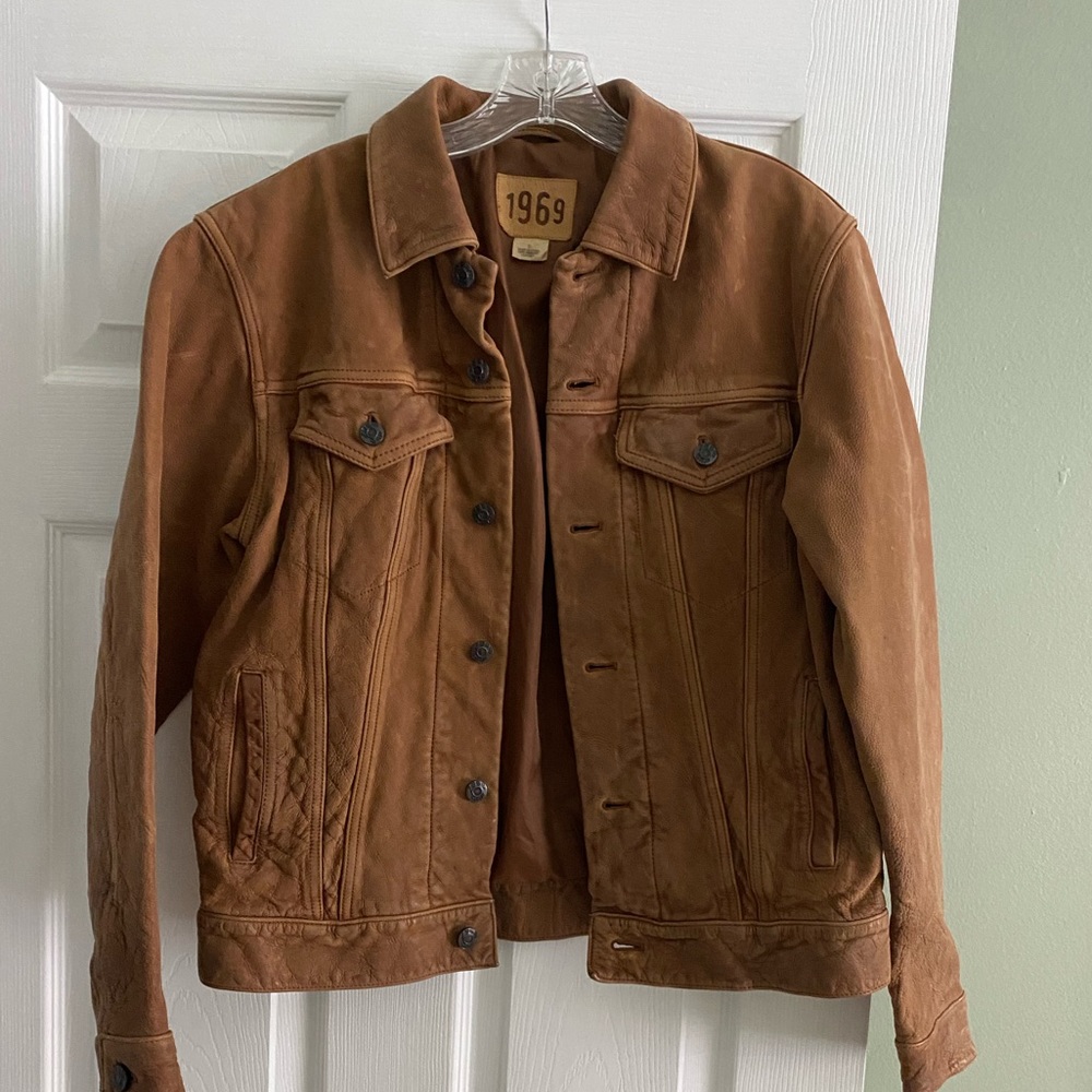 Gap Leather Biker Jacket